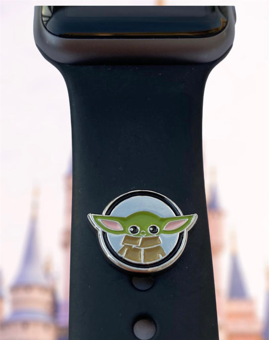 Smartwatch Charm Baby Yoda Nave - Hecho a Mano
