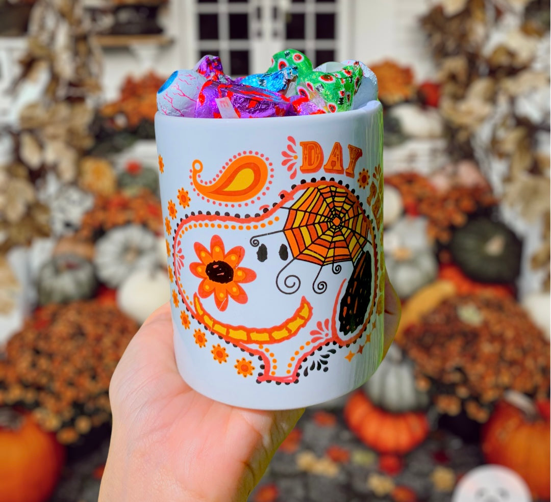 Taza Snoopy con Dulces EUA Halloween Cerámica