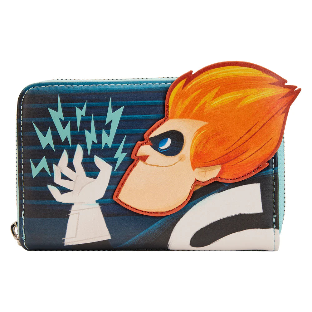 The Incredibles Syndrome Glow Zip Around Wallet