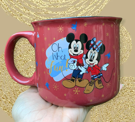 Taza Disney Minnie & Mickey Winter - Estará en $249