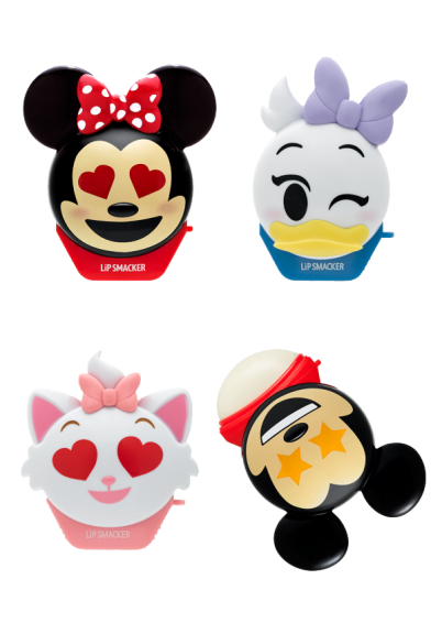 Disney Emoji balsamo 4 Pack - Mickey, Minnie, Marie, Daisy