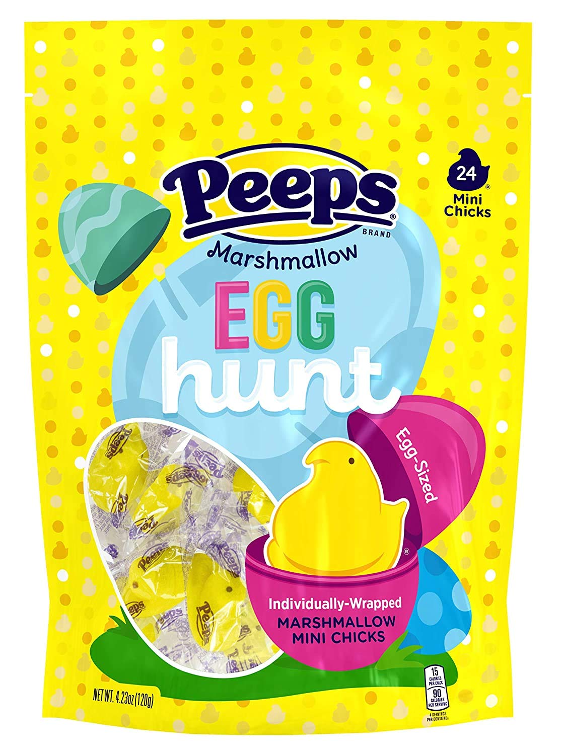 Peeps Marshmallow Egg Hunt - 120 Gr