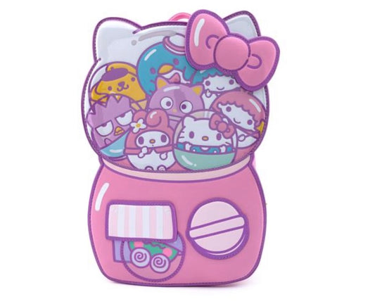 LOUNGEFLY X HELLO SANRIO KAWAII SURPRISES GUMBALL MACHINE BACKPACK