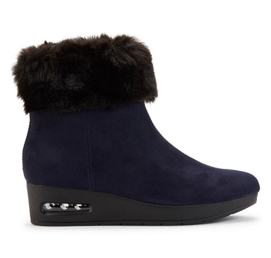 DKNY Botines Fur Frío Navy