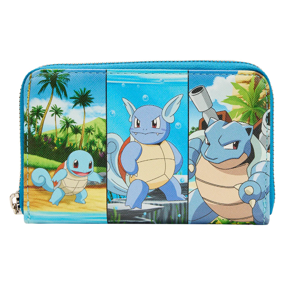 Pokémon Squirtle Evolution Zip Around Wallet