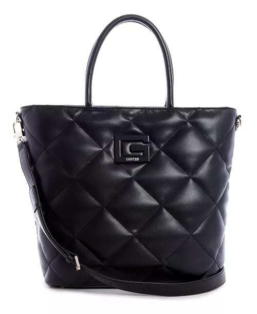 Quilted Tote~ Black