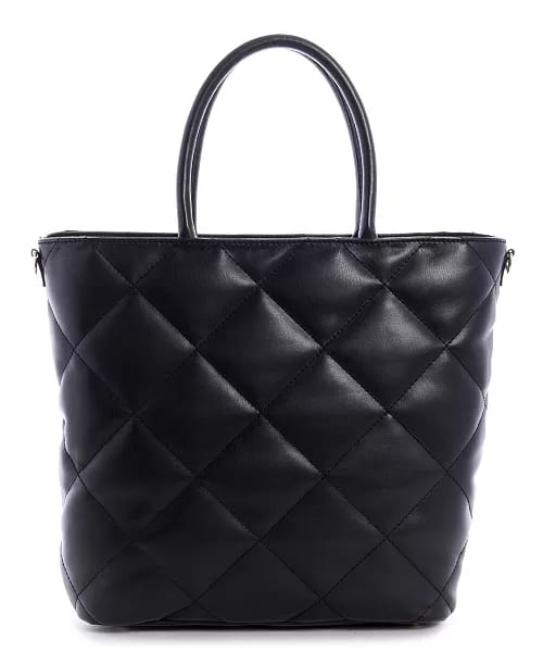 Quilted Tote~ Black