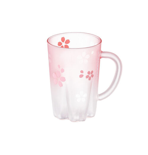 Taza de Cristal Flores de Cerezo