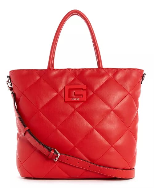 Quilted Tote~ Red
