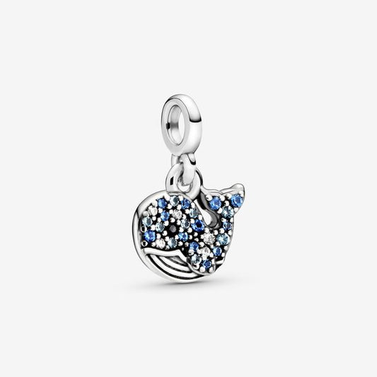 My Blue Whale Dangle Charm Pandora me