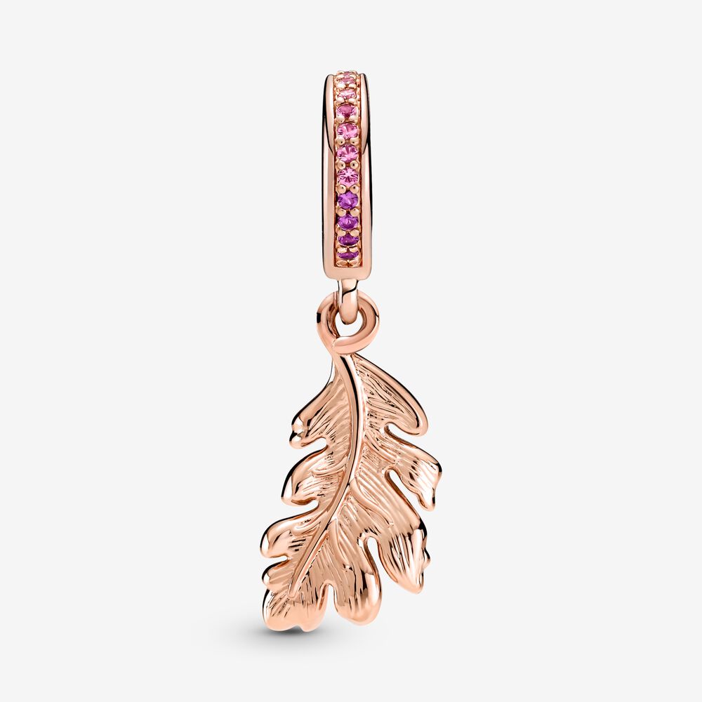 Oak Leaf Dangle Charm