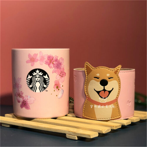 Set de Taza con Sujetador de Perro