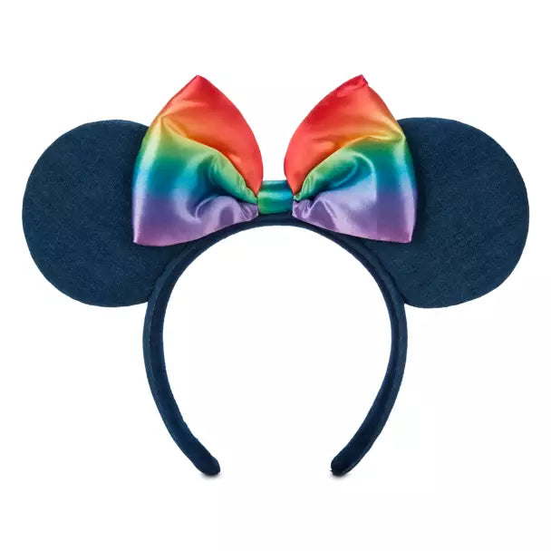 Disney Pride Collection Minnie Mouse Ear Headband with Bow for Adults