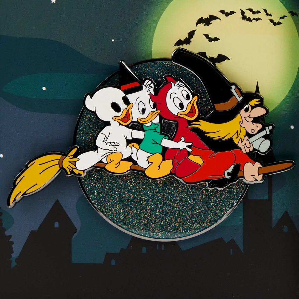 Huey, Dewey, and Louie Halloween Sliding Pin