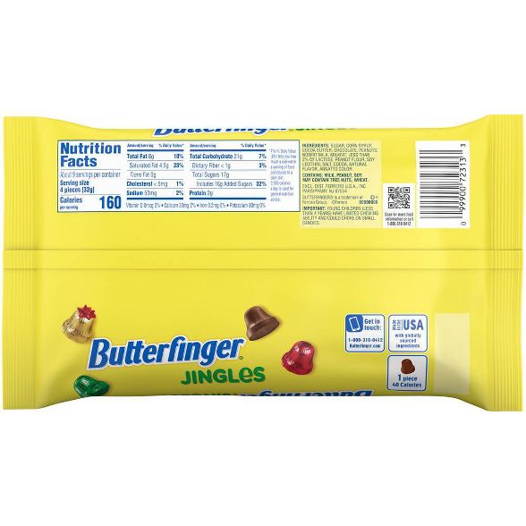 Fanny May Butterfingers Crunch Jingles Candy - 10oz