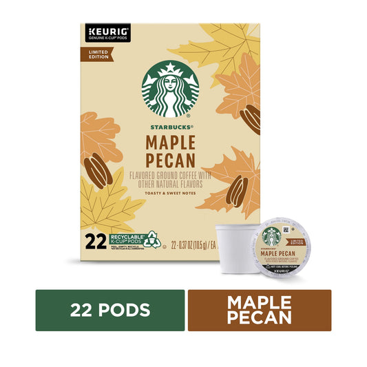 Starbucks Keurig K Cup 22 Pods - Pecan Light Roast Coffee