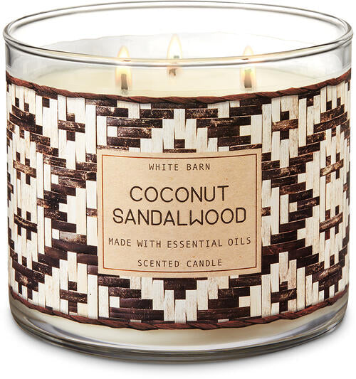 Bath & Body Works Vela Jumbo Coconut Sandalwood
