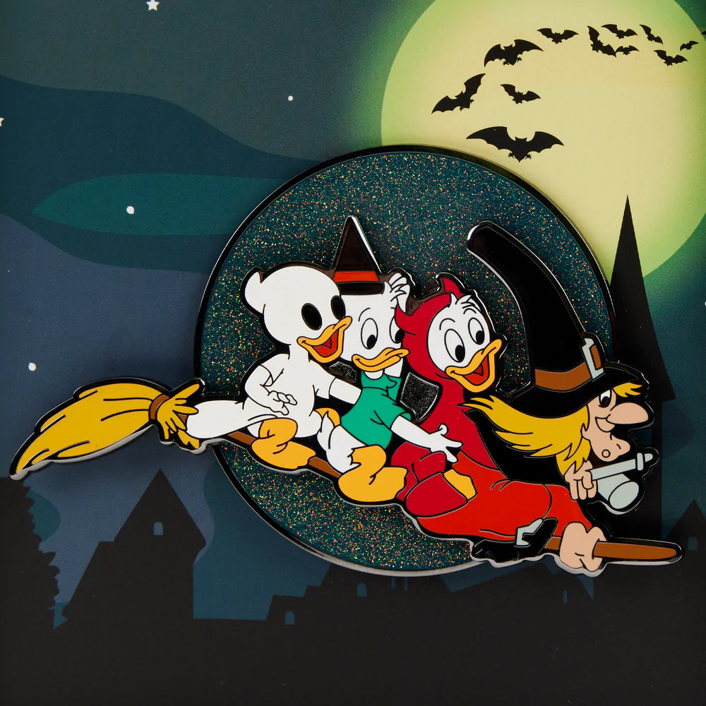 Huey, Dewey, and Louie Halloween Sliding Pin