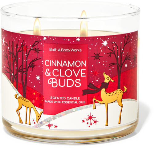 Bath & Body Works Vela Jumbo Cinnamon & Clove Buds