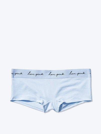 Victorias Secret LOGO BOYSHORT Celeste