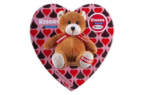 Galerie Valentine's Hershey Kisses Heart Box With Plush And Kisses