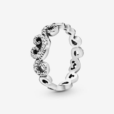 Heart Swirls Anillo