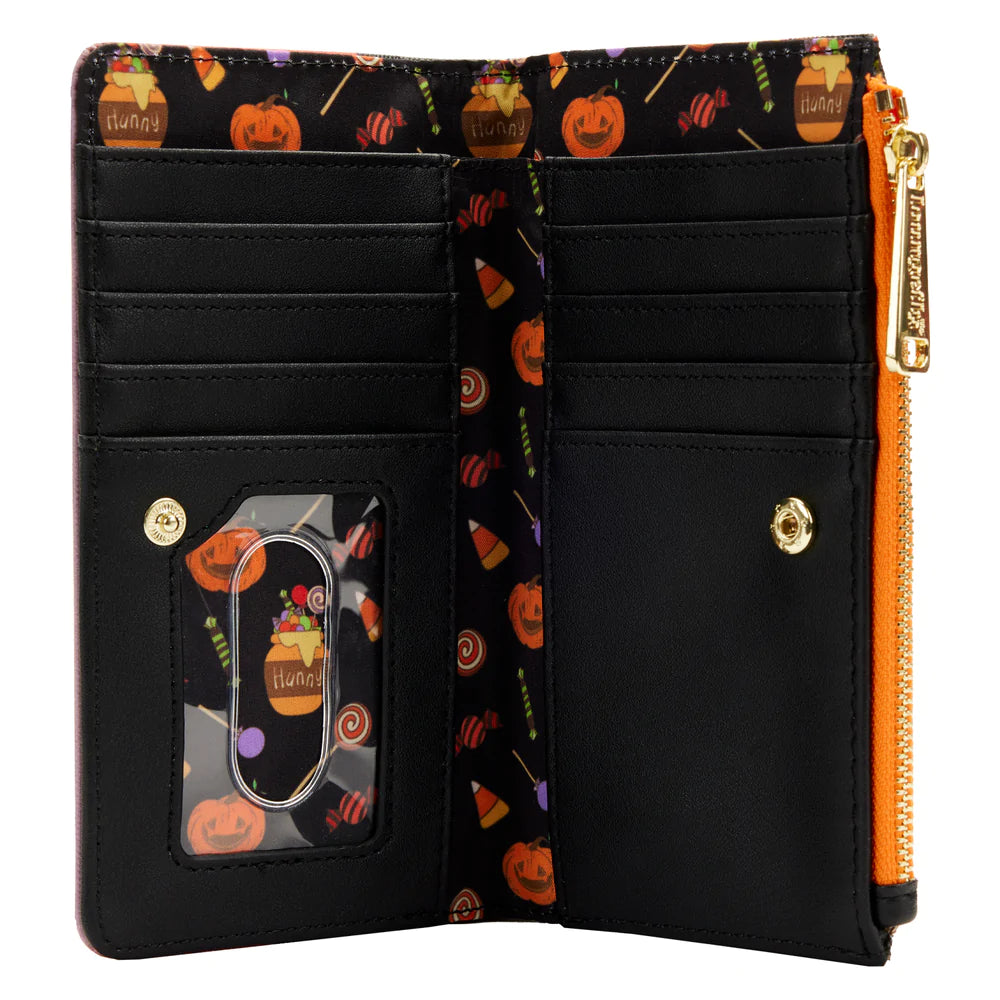 Winnie the Pooh Halloween Group Glow Flap Wallet