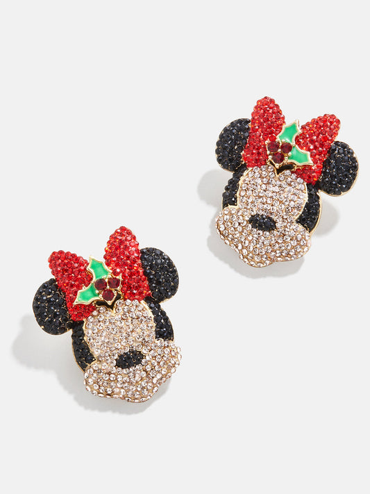 Deck The Halls Minnie Mouse Disney Earrings