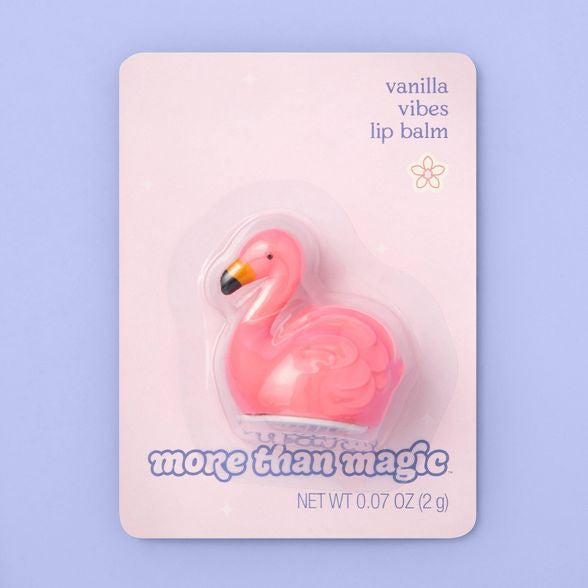 Flamingo Lip Balm - 0.07oz - More Than Magic™ Vanilla Vibes