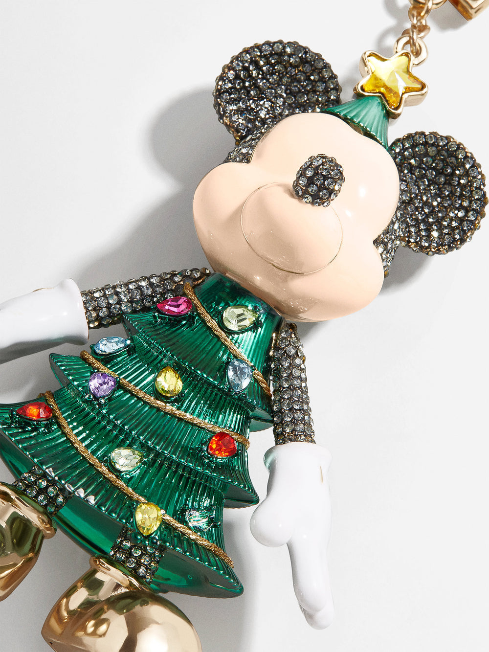 Mickey Mouse Disney Bag Charm: Christmas Tree