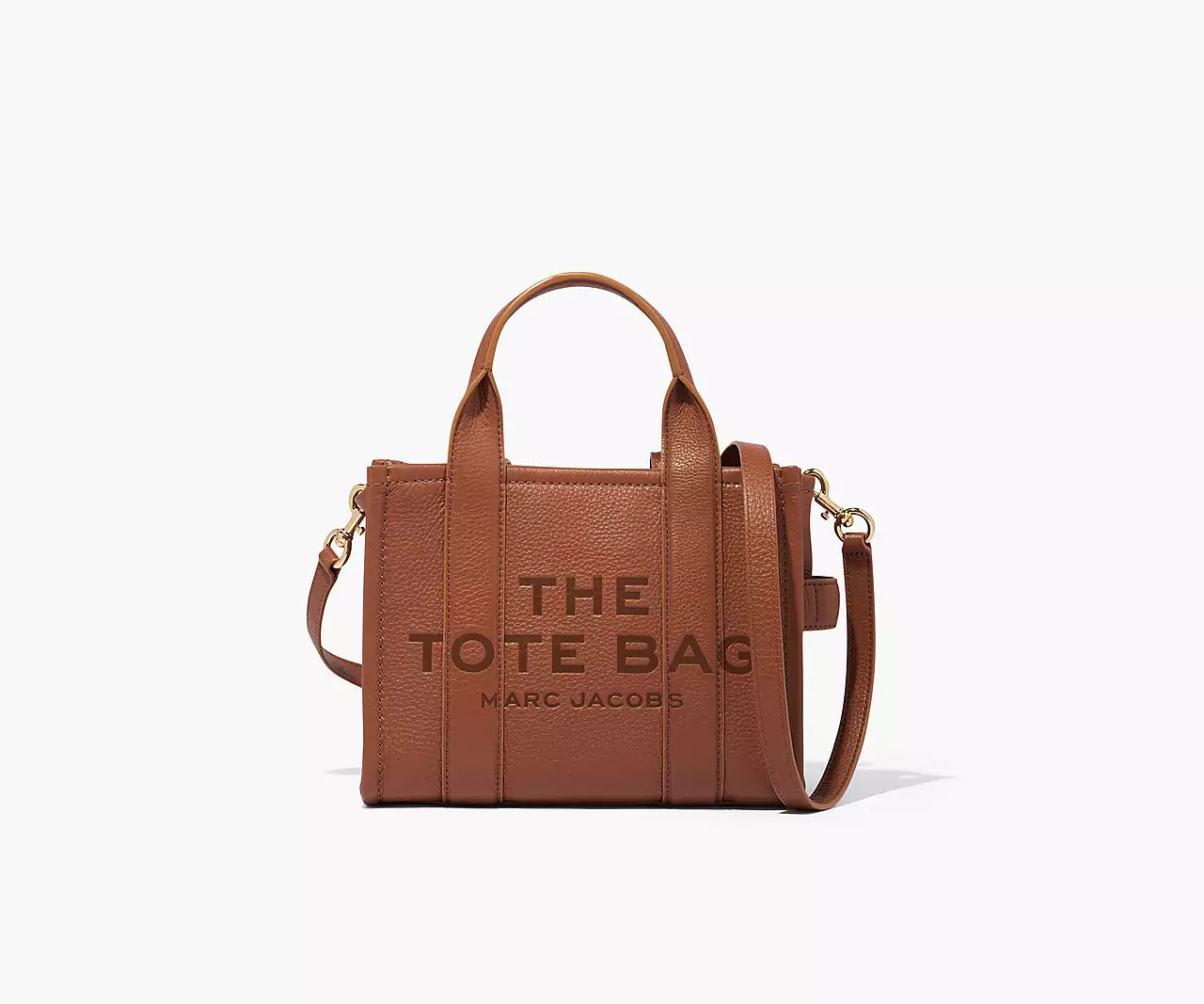 THE LEATHER MINI TOTE BAG- Argan Oil
