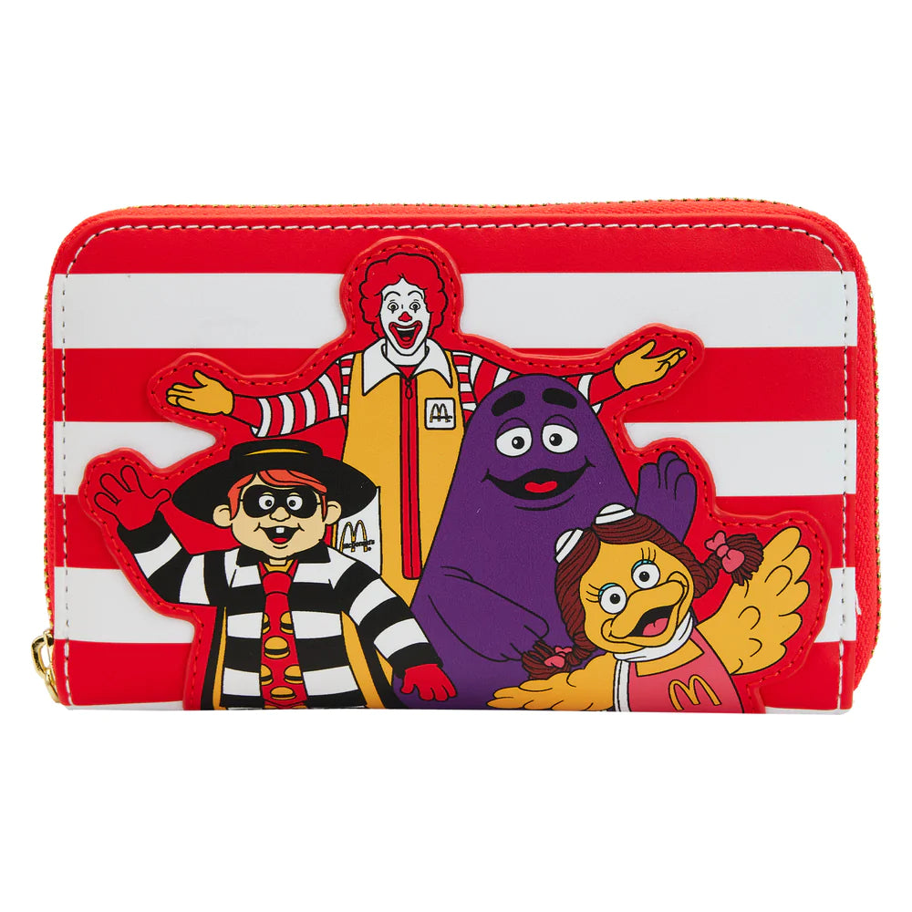 McDonald's Ronald McDonald and Friends Zip Around Wallet