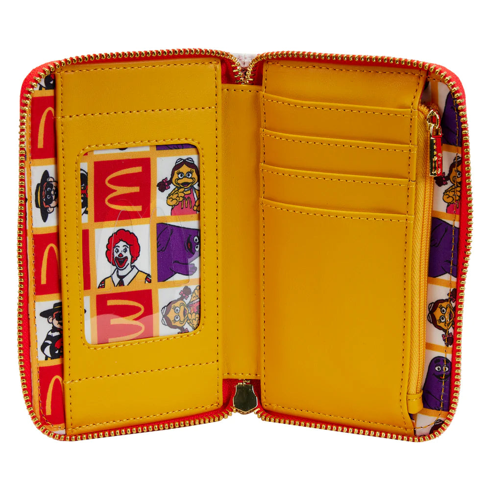 McDonald's Ronald McDonald and Friends Zip Around Wallet