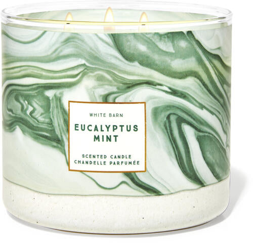 Bath & Body Works Vela Jumbo Eucayptus Mint