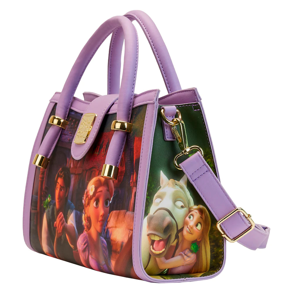 Rapunzel Princess Scene Crossbody Bag