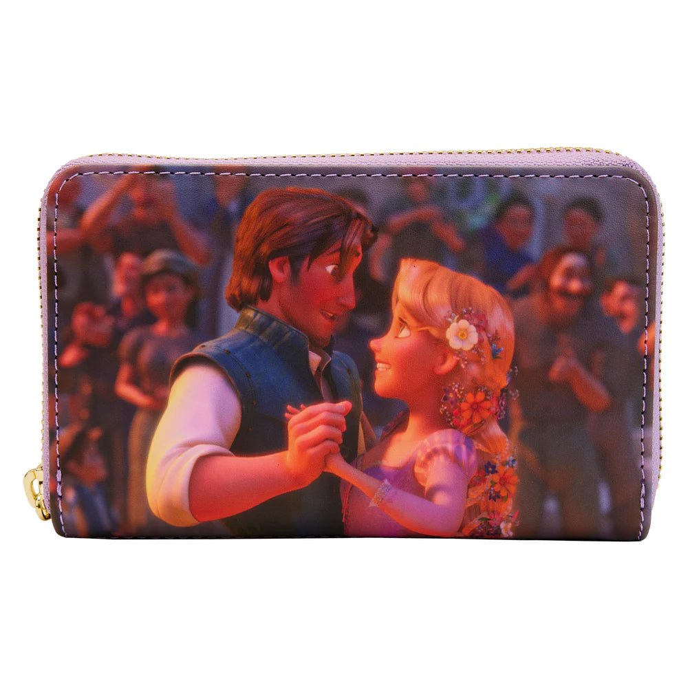 Rapunzel Princess Scene Zip Around Wallet