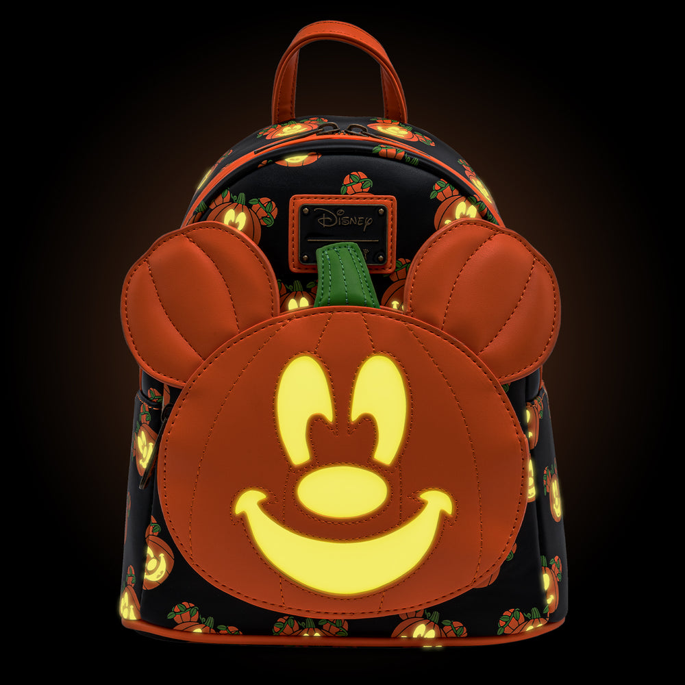 Disney Mickey-O-Lantern Glow in the Dark Mini Backpack