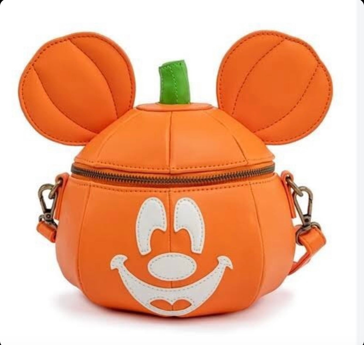 Bolsa Loungefly  Halloween Mickey Calabaza Linterna