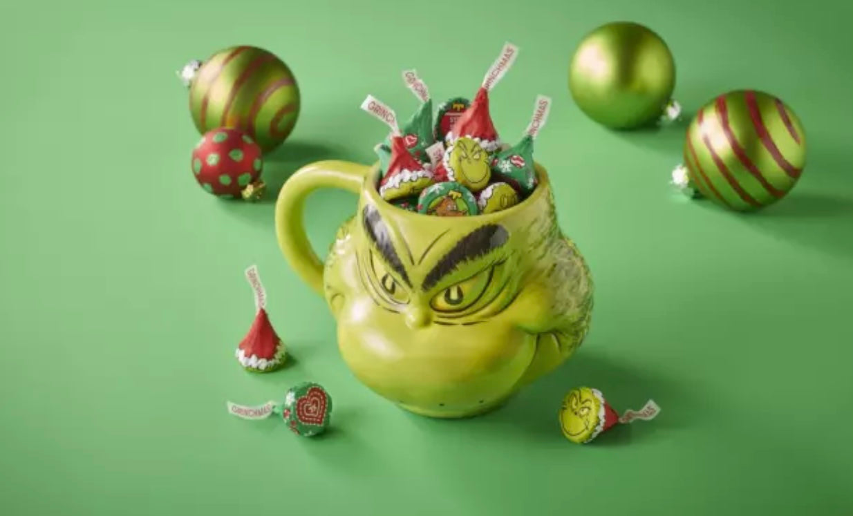 Taza Con Opcion Chocolates Kisses Grinch