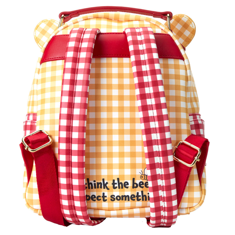 Winnie the Pooh Gingham Cosplay Mini Backpack