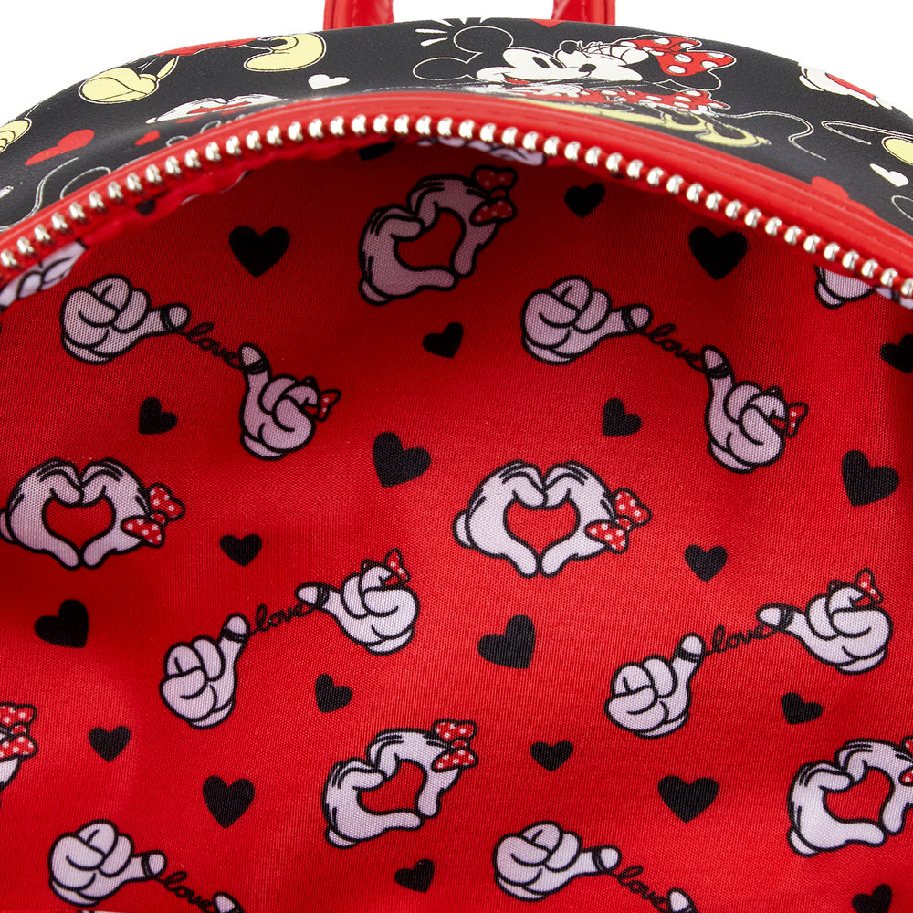 Mickey and Minnie Mouse Love Mini Backpack