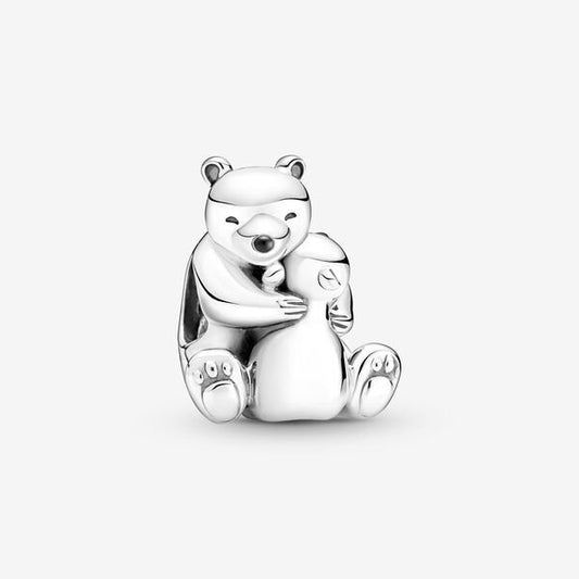 Hugging Polar Bears Charm