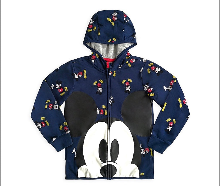 Mickey Mouse Zip Hoodie Niños