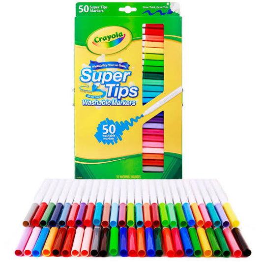 Crayola súper típs 50 piezas