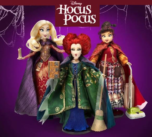 Disney Muñecas Colección  Hocus Pocus Complete Set Limited Edition Dolls, Winifred Mary Sarah