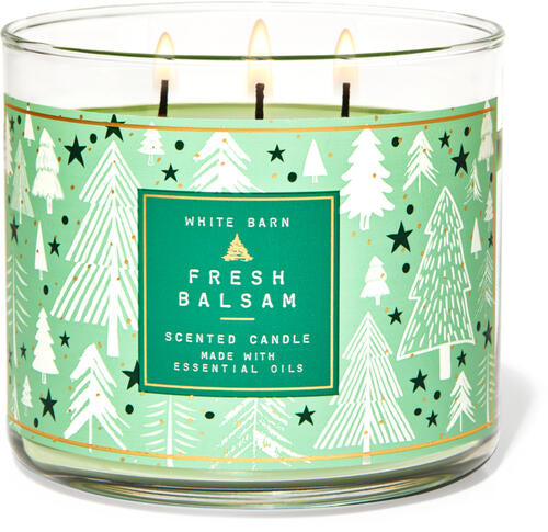 Bath & Body Works Vela Jumbo Fresh Balsam