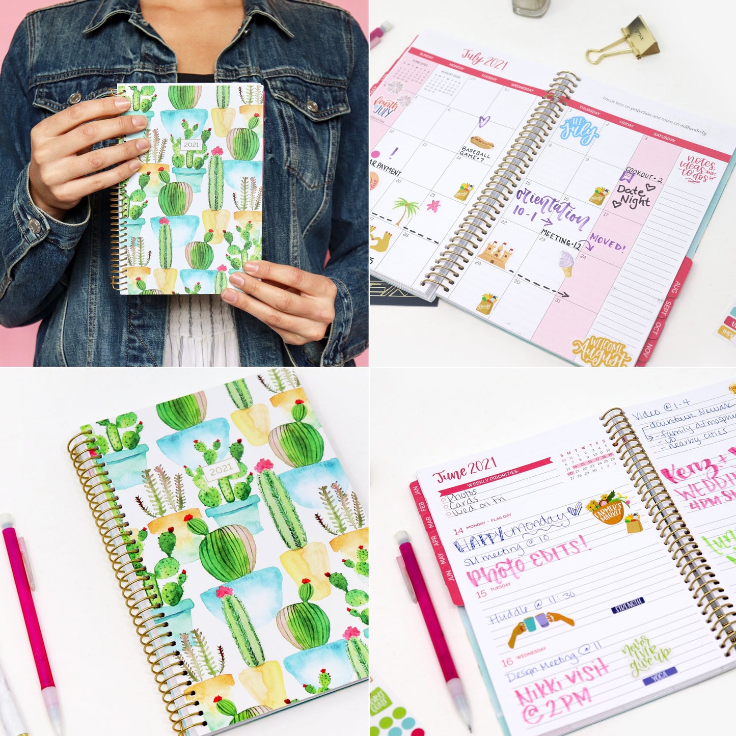 Agenda Cactus + Extras!