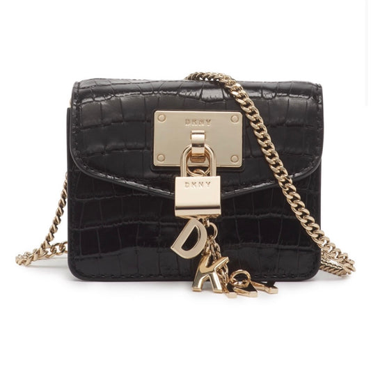 DKNY bolso de piel  mini negra