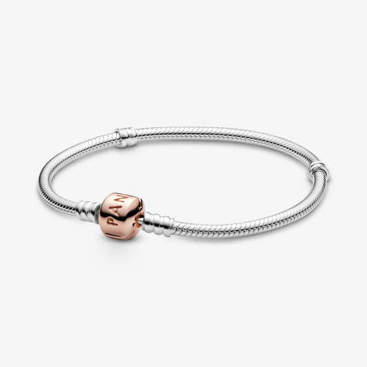 Pulsera Barril Oro Rosa Pandora