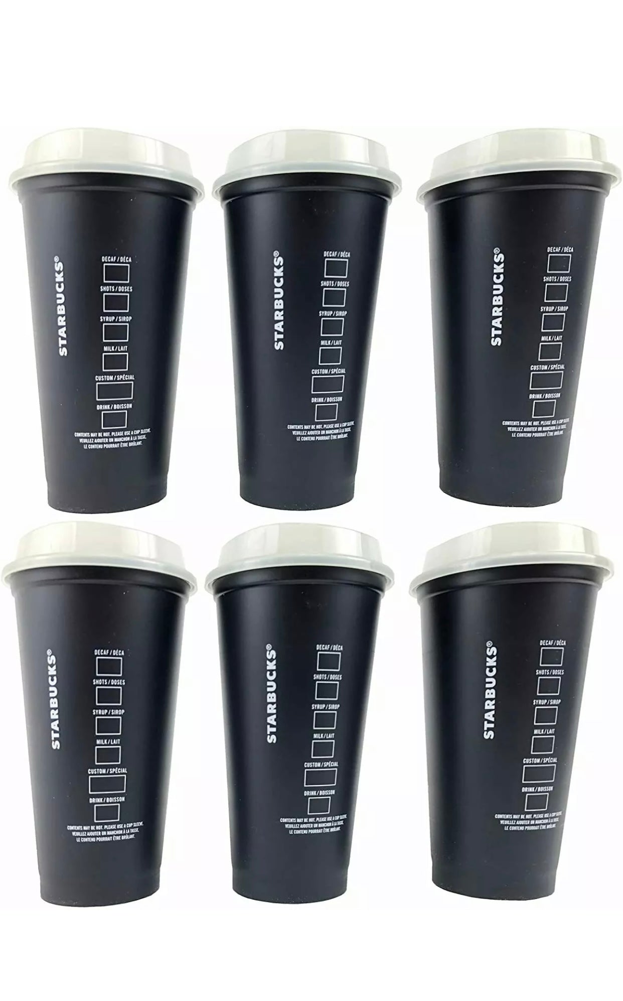 Starbucks Halloween 6 Vasos Reusables Paquete 2021